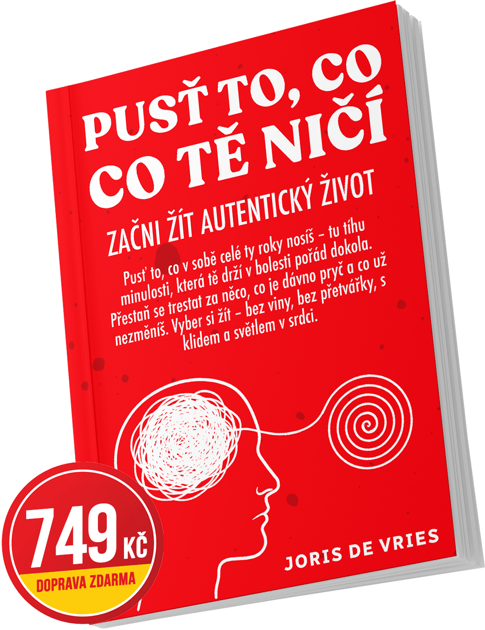 Pusť to, co tě ničí — kniha od Jorise de Vriese